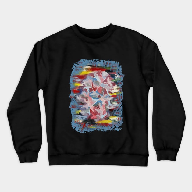 Rainbow Egg - colourful life Crewneck Sweatshirt by LuArt Gallery